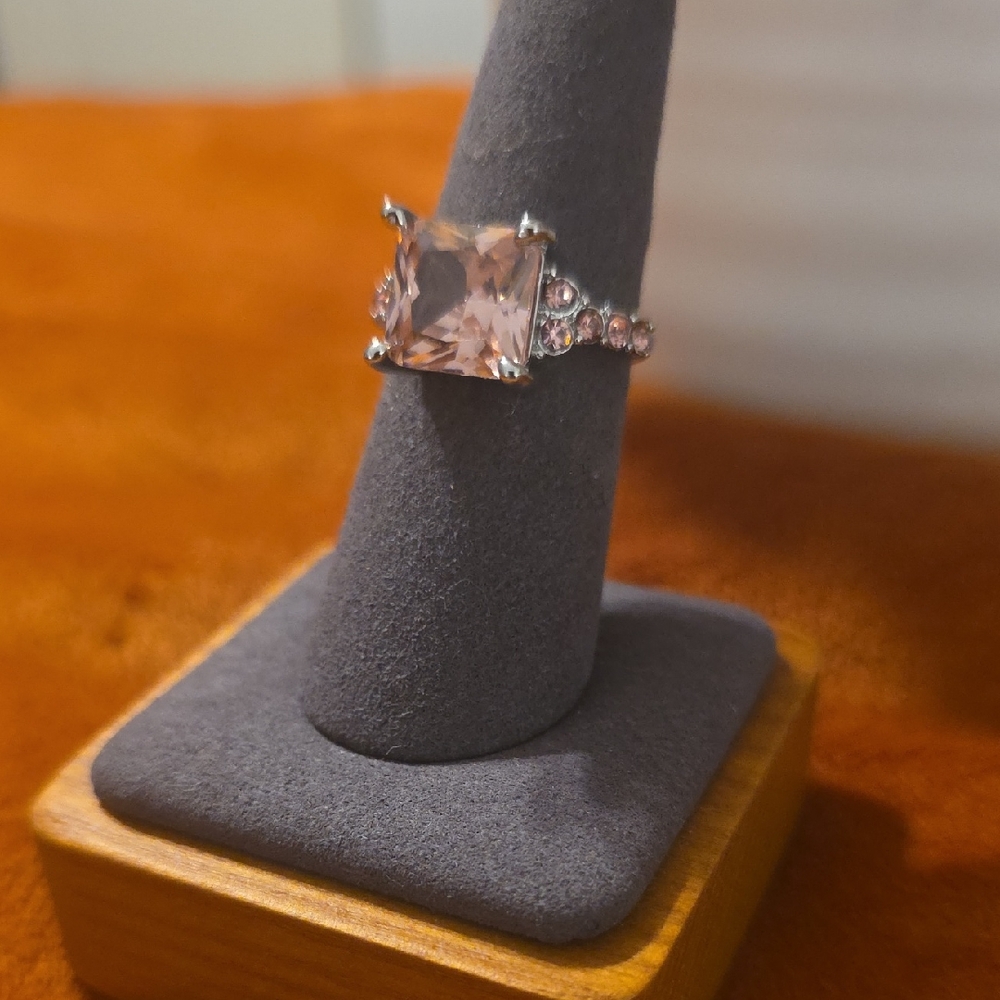 Sparkle Allure Pink ICE ZIRCONIA Gemstone Ring